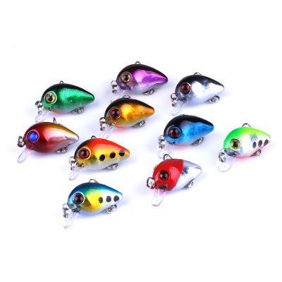 China ABS Plastic Hengjia Boxed Crankbait High Quality Fishing Lures Combo 10 Pieces Fishing Supplies for sale