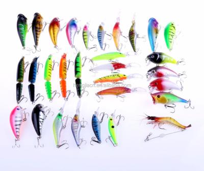 China Hengjia's New Lure Kit Luminous Hard Baits Box Fishing Mixed Fishing Lure Set Set009 for sale