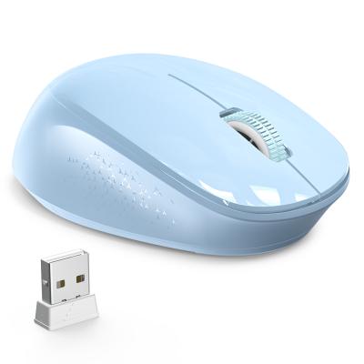 China LAPTOP US RATEL 2.4G Stock Ergonomic Computer Mouse for Laptop with USB Handheld Receiver Wireless Mouse for sale