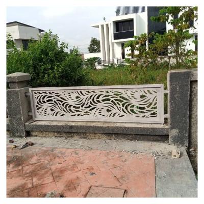 China Traditional CBDMART Laser Cutting Fence Laser Cut Aluminum Fence Panels Steel Handrail Balustrade for sale