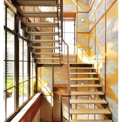 China Industrial CBDMART Stairway Staircase Water Jet Medallion Marble Tile Staircase Staircase Lift for sale