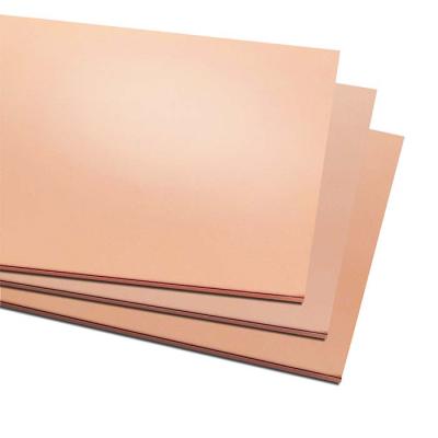 China Industrial CBDMART Wholesale Copper Plates 3mm 5mm 20mm Copper Plate sheets Supplier price Copper Sheets for sale