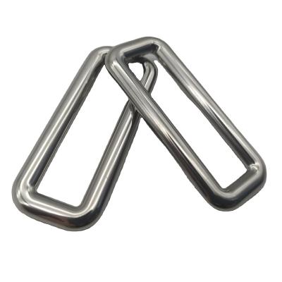 China Stainless Steel Rectangular Rectangular Buckle Custom Bag Hardware Accessories for sale