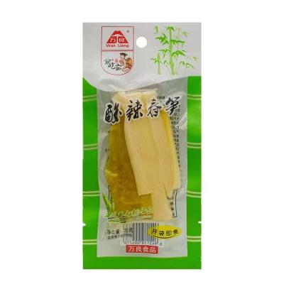 China Low Fat Hot And Sour Sliced ​​Bamboo Sprouts Snacks Mico Exotic Emergency Food for sale