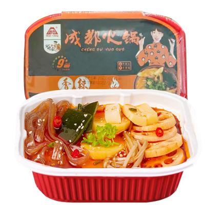 China Chengdu Nutritious Convenient Self-heating Spicy Vegetarian Hot Pot for sale