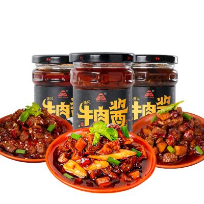 China Best Selling Special Brewed Spicy Beef Sauce Traditional Seasoning Sauce For Noodle for sale