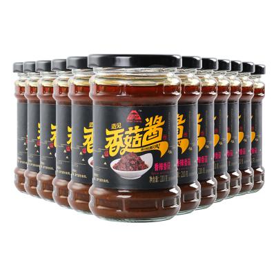 China Delicious fragrant flavor shiitake spicy mushroom sauce fast food to prepare for rice for sale