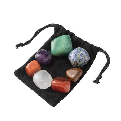 China CLASSIC natural chakra stone healing reiki ornament crystal set for jewelry making for sale