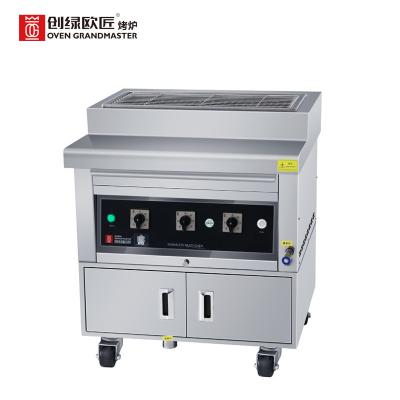 Cina Griglia che non dà fumo commerciale del barbecue del gas naturale della griglia 380V del barbecue di kebab in vendita