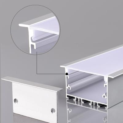 China Furniture Angled Black Milky LED Profile Diffuser Corner Kitchen Under Bendable Cabinet Linear Light Glare Anti Lighting Profile for sale