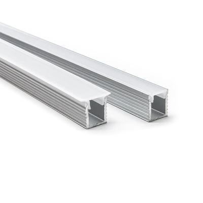 China Furniture LED Drywall Extrusion Escaleras Suspendido Profile Perfil Colgador Lamparas Tira Pendent Aluminio De Luz Tiras Para Doble for sale