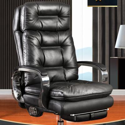 China High Quality Cheap Commercial Adjustable Ergonomic Furniture 3D Adjustable High Back Massage (Waist) Leather Office Chair for sale