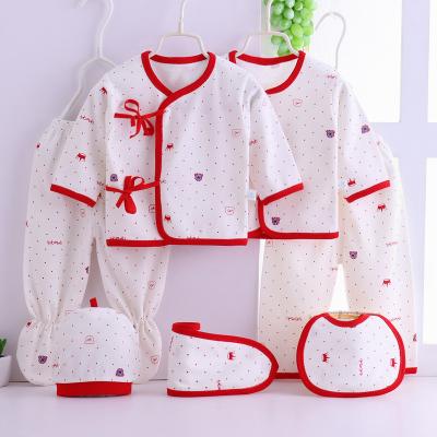 Китай New Design Rompers Baby 7 Pcs Set Breathable Baby Gift Box Set Wholesale Newborn Baby Clothes Spring 100% Cotton продается