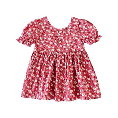 China Newest Breathable Floral Print Toddler Girls Skirts Comfortable Skirt Boutique Korean Baby Skirts For Girls for sale