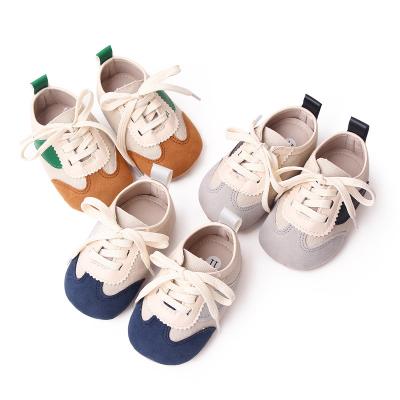 China Prewalker Rubber Resistant Baby Shoes Breathable Baby Canvas Sneakers Boutique Baby Athletic Shoes à venda