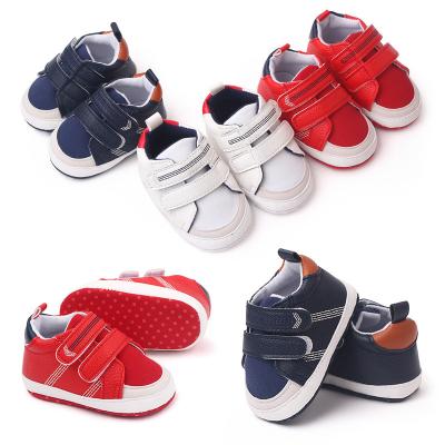 China Comfortable Children's Low Top Canvas Shoes Rubber Stick On Single Pumps Shoes For Baby Boy Non-slip Babies Shoes à venda