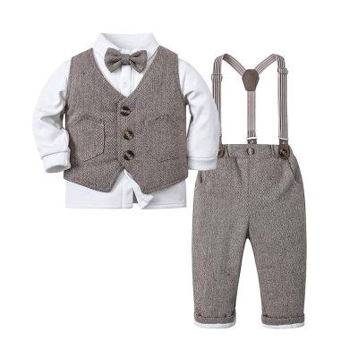 China Newest Baby Boy Costume Autumn Outfits Baby Boy Clothes Personality Fashionable Baby Boy Costume Toddler Infant Casual Cotton 2 To 3 Years Old Te koop