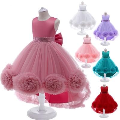 China 2023 New Baby Girl's Luxury Dress Breathable Cotton Dress For Baby White Kids Long Dress Dresses Te koop