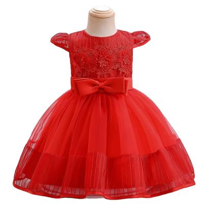 China Newborn Baby Summer Dress Baby Princess Dress Fashionable Birthday Baby Dress 3 Years Old Breathable Children's Dress Te koop