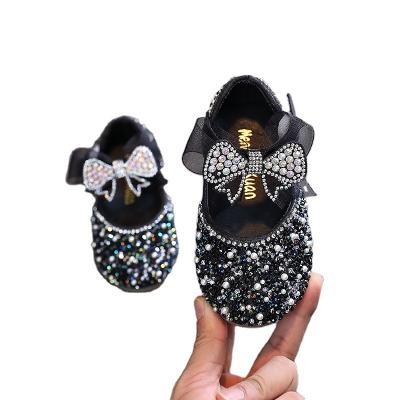 China Baby Girl's Waterproof Comfortable Bow Lace Shoes for Babies Popular Sports Shoes for Babies Shop for sale