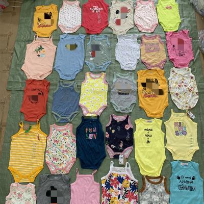 China Low Price 100% Low Price Cotton Baby Romper Clothing Wholesale Unisex Stock 0-24M Baby Clothing for sale