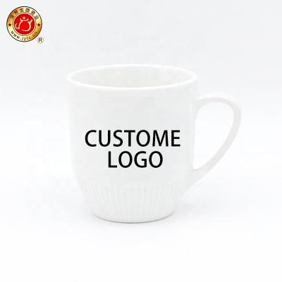 China Sustainable White Sublimation 15oz White Coffee 15oz Sublimation Mug With Lid for sale