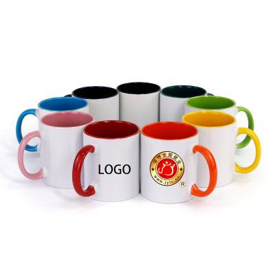 China Viable Pink Color Coffee Mugs Mug Cup Mug 350ml/500ml Frozen Bright Color Coffee Straight With 4 Colors for sale