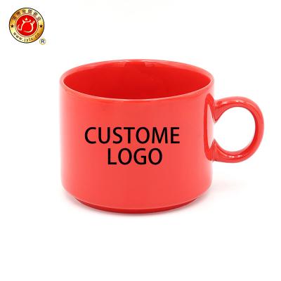 China Viable New Style 3 Colors The Ice Cream Candy Porcelain Macarone Color Mug Cup for sale