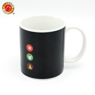 China Viable Top Grade 24oz Sublimation Color Sublimation Popular Heart Mug Magic Changing Mug for sale