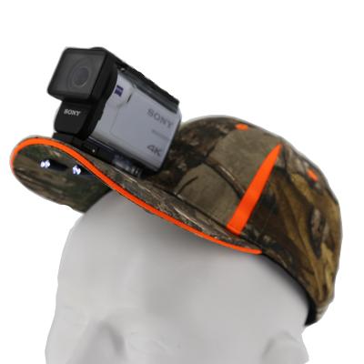 China COMMON LED Light Camouflage Baseball Caps For Action Repair Camera for sale