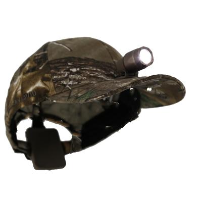 China COMMON LED Spotlight Baseball Camouflage Hats with Spotlight and Built-in LED Light for Hunting Camping and Fishing for sale