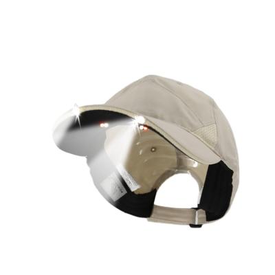 China Wholesale COMMON Outdoor LED Fishing Head Light Baseball Cap With Light for sale