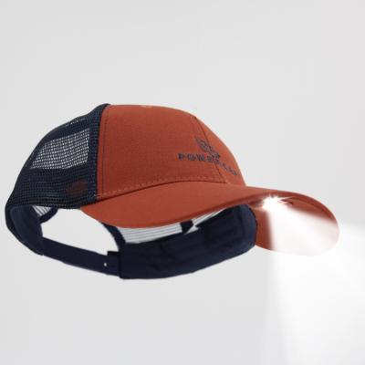 China COMMON Promotional Custom Mesh LED Light Trucker Cap Hat for sale