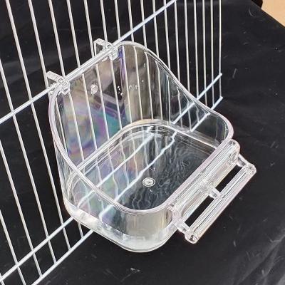 China Bird Feeder Poultry Feeder Tool Plastic Automatic Forage Food Container for sale