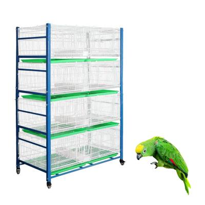 China Large Stocked Steel Aviary Cage Pet Parrot Cage Steel Bird Cage for sale