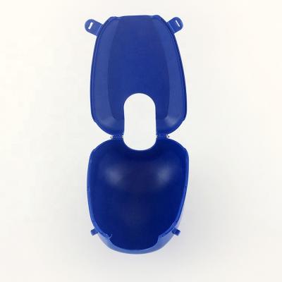 China Hold Pigeon When Plastic Blue Pigeon Holder Bird Feeder Drug Feeder Vaccine Fixer for sale