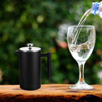 China Durable Hydraulic Wholesale Printable Stainless Steel Coffee Mug Vacuum PotAll French Steel Coffee Pot for sale