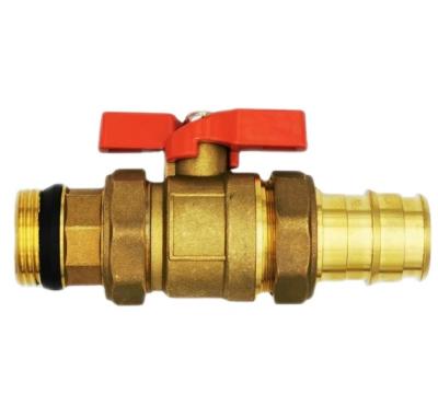 China PEX Pipe Lines Connect PEX Expansion Fitting Male Thread Ball Valve Pex Burr for sale