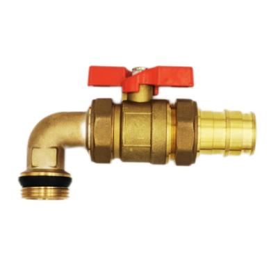 China PEX Pipe Lines Connect PEX Expansion Fitting Male Thread Ball Valve Pex Burr for sale