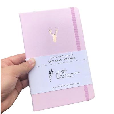 China Hardcover Cheap Dotted Journal Notebooks A5 Hardcover Style And Promotion Use for sale