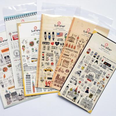 China Diy Stationery Calendar Diary Planner Stickers for sale