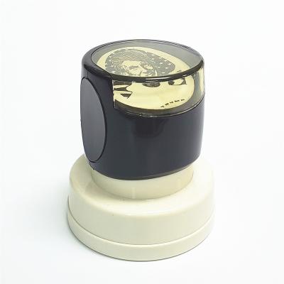 China Office Round Instant Stamp Pre-inked Stamp 40mm For Office Use for sale