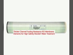 Thicker Channel Fouling Resistance RO Membrane Elements for High Salinity Brackish Water Treatment