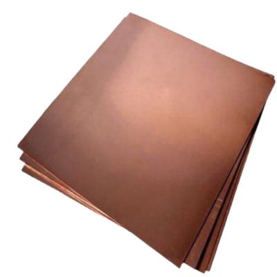 China Industry Factory Price Red T2 C11000 C10100 C12000 Copper Sheet / Plate Price Per Kg for sale