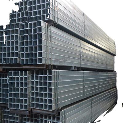 China Structure Pipe 50x50 Pre Galvanized Square And Rectangular Shape Hollow Steel Tube Price for sale