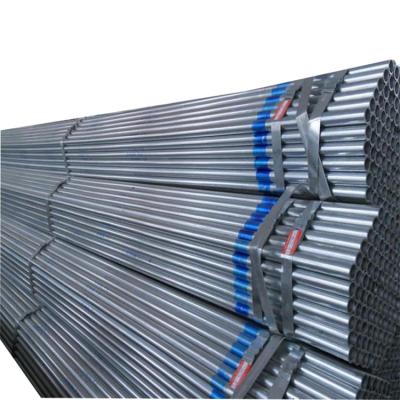 China Structure Pipe Zinc Galvanized Round Steel Pipe Thick Wall Tube 25mm for sale