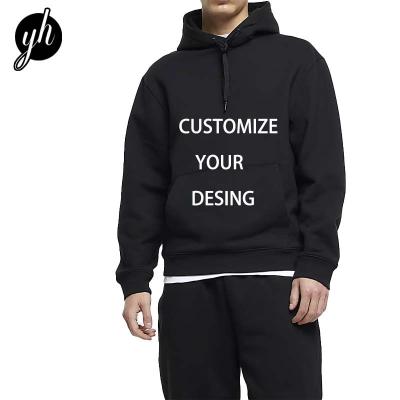 China OEM Custom Embroidered 100% Oversized Logo Hoodies Men Unisex Cotton Anti-wrinkle Sweatshirts For Men for sale