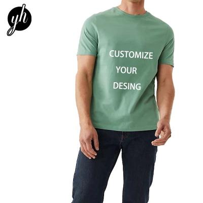 China Custom Made Comfortable Anti-Wrinkle Men's Breathable Bamboo T-shirt Cloth Printed Logo High Quality Recycled T-shirt For Men for sale