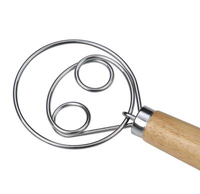 China With Best Quality Danish Beater Dough Dutch Beater With Stainless Steel Ring Pastry Or Pizza Dough - Baking Tool for sale