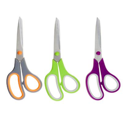 China Universal Wooden Kitchen, Comfort Handle, Fused & Stainless Steel Titanium Office Scissors - Pack of 3 for sale